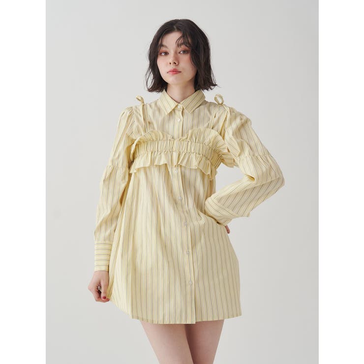 ビスチェレイヤードシャツ | jouetie | 詳細画像8