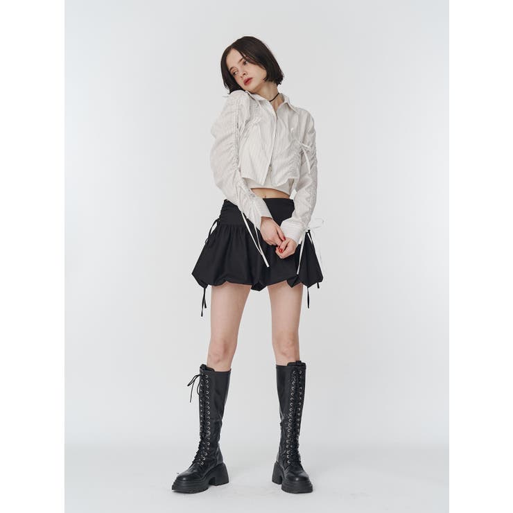 ギャザースリーブシャツ | jouetie | 詳細画像7 