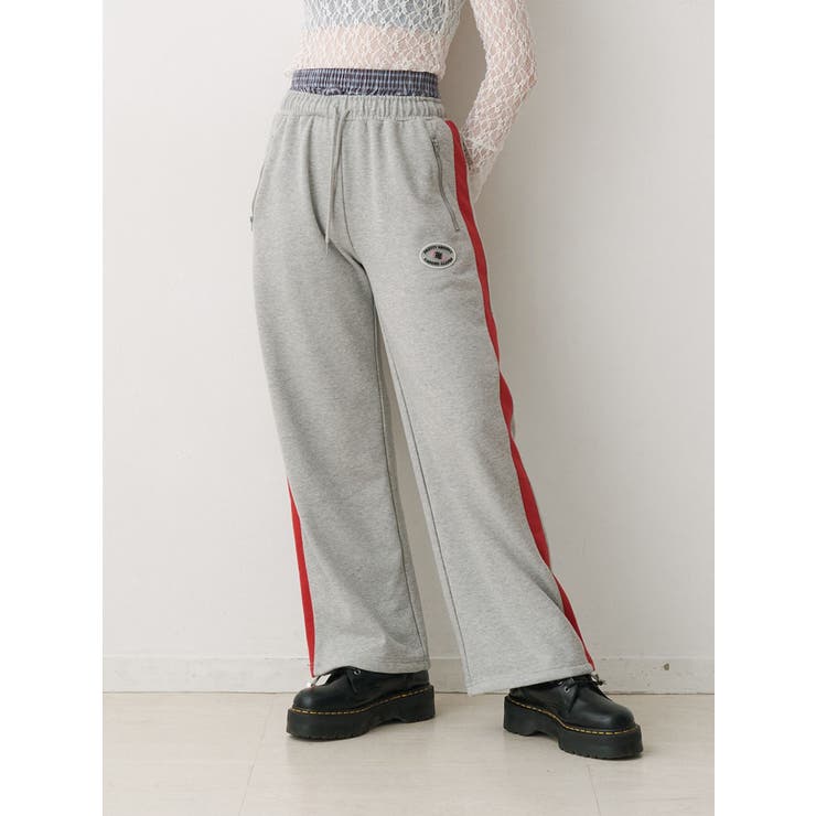 グレー | ダブルウエストスウェットパンツ | jouetie