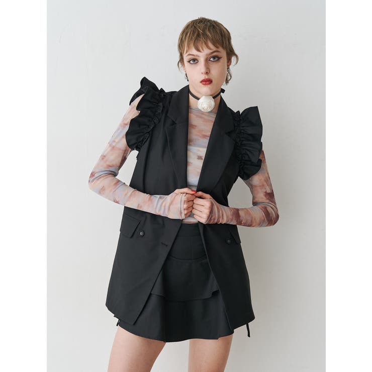 フリルレイヤード2WAYショートパンツ【セットアップ対応】 | jouetie | 詳細画像15 