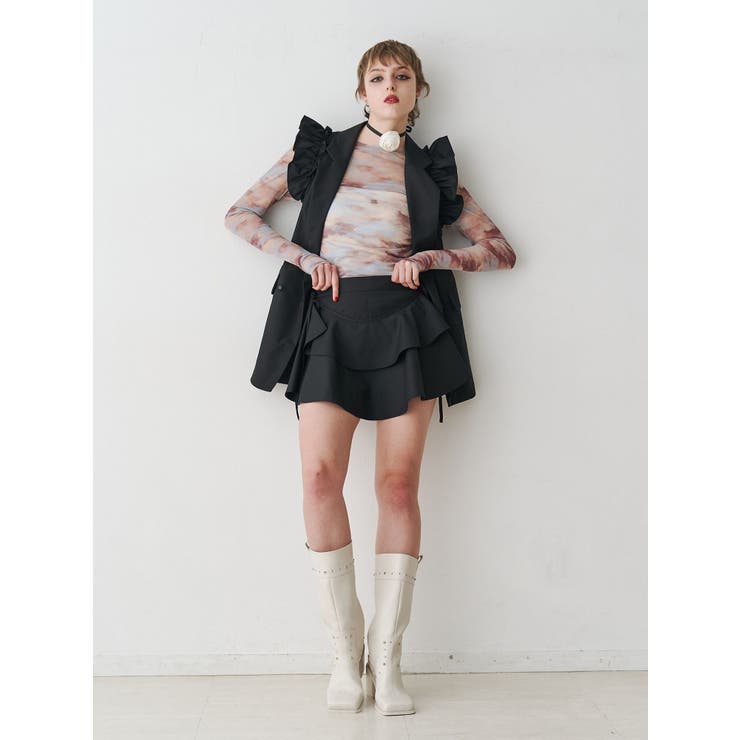 フリルレイヤード2WAYショートパンツ【セットアップ対応】 | jouetie | 詳細画像16 