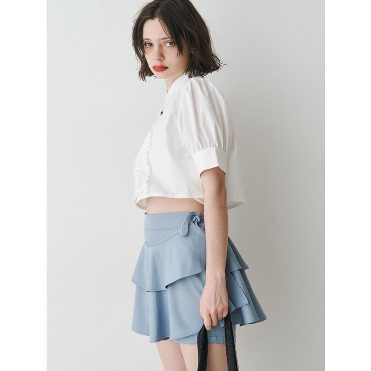 フリルレイヤード2WAYショートパンツ【セットアップ対応】 | jouetie | 詳細画像8 