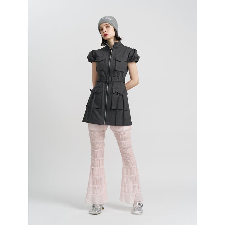 シアーギャザーフレアパンツ | jouetie | 詳細画像12 