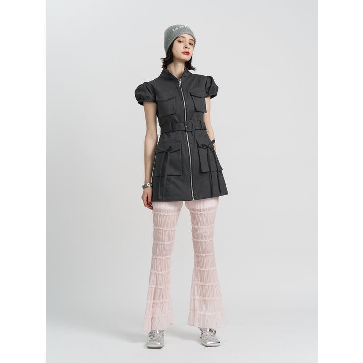 シアーギャザーフレアパンツ | jouetie | 詳細画像14 