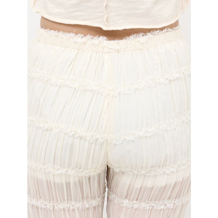 シアーギャザーフレアパンツ | jouetie | 詳細画像18 