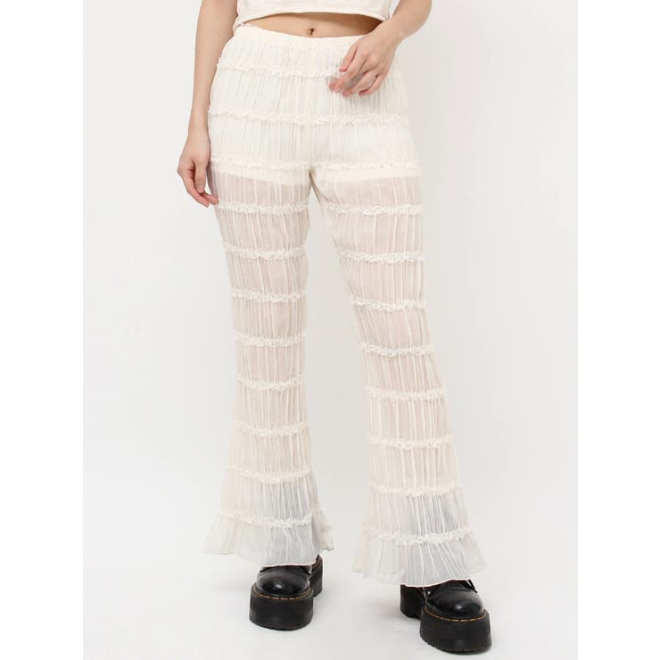 シアーギャザーフレアパンツ | jouetie | 詳細画像27 