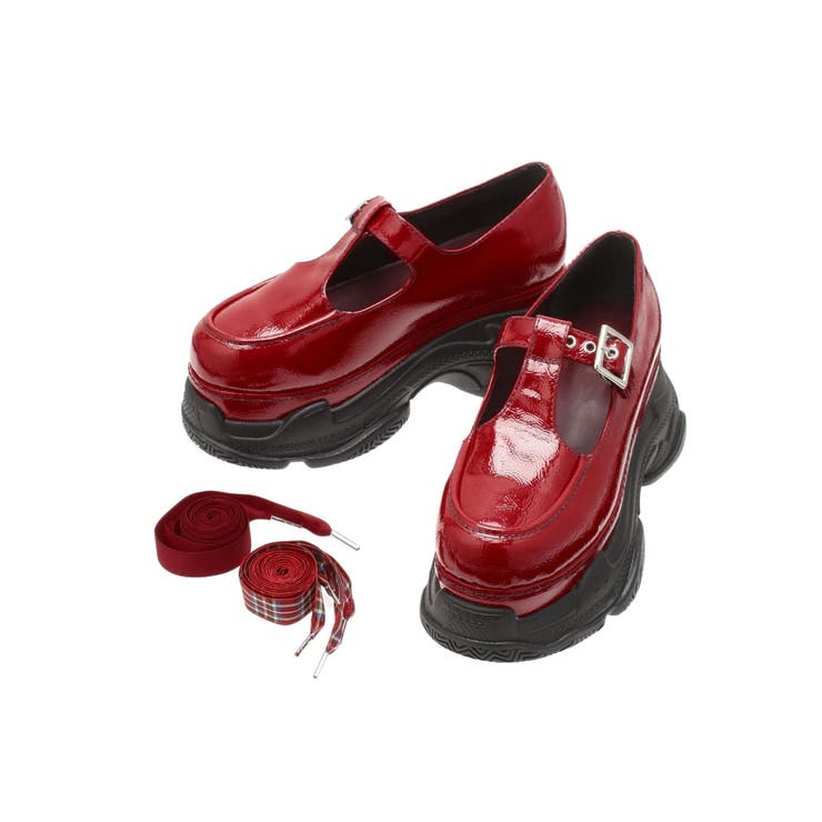 メリージェーンレースアップシューズ[品番：MKSW0062740]｜jouetie