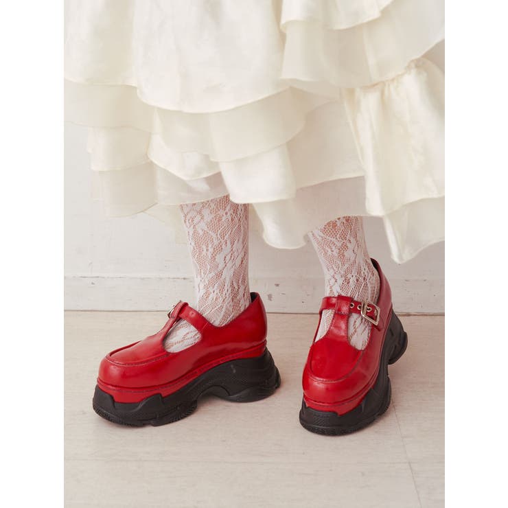 メリージェーンレースアップシューズ[品番：MKSW0062740]｜jouetie