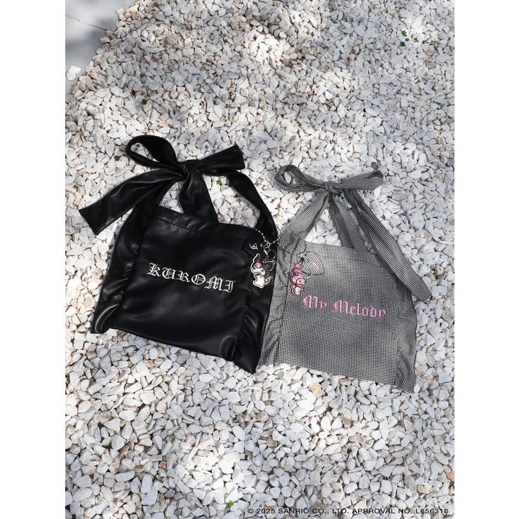 【メロクロコラボ】KUROMIリボントートBAG | jouetie | 詳細画像8 