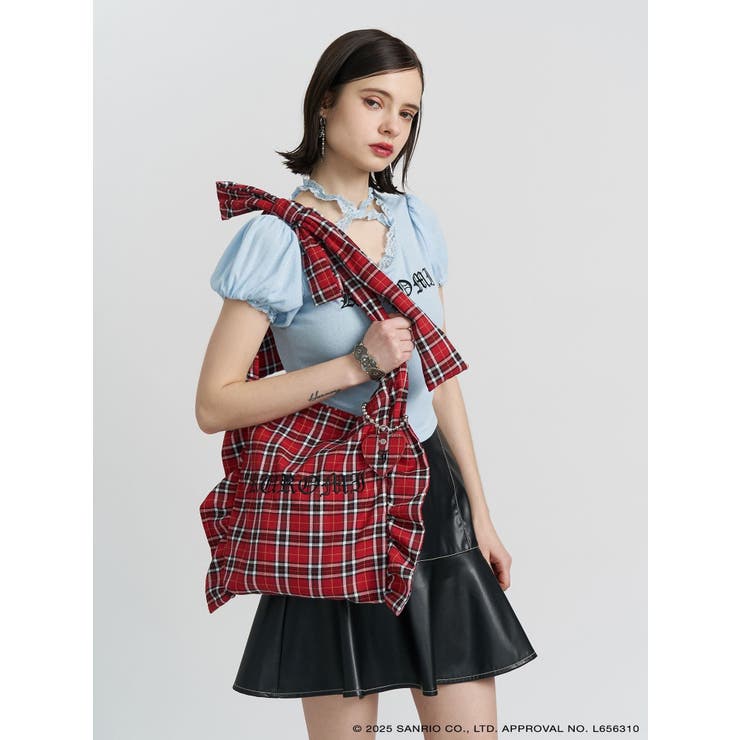 レッド | 【メロクロコラボ】KUROMIリボントートBAG | jouetie