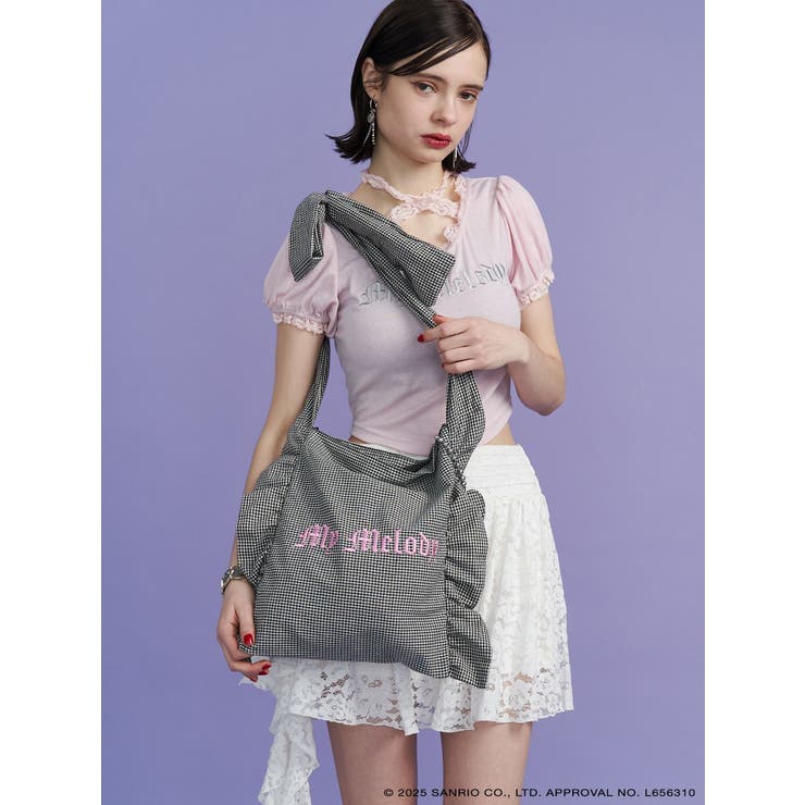 【メロクロコラボ】My MelodyリボントートBAG | jouetie | 詳細画像2 