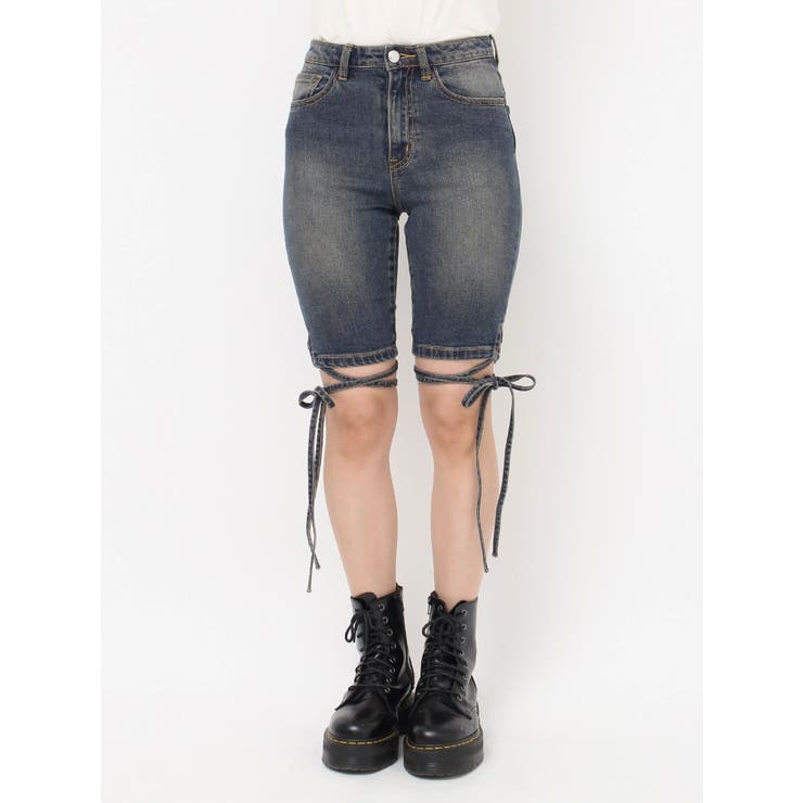 ストレッチデニムバイカーパンツ | jouetie | 詳細画像16 