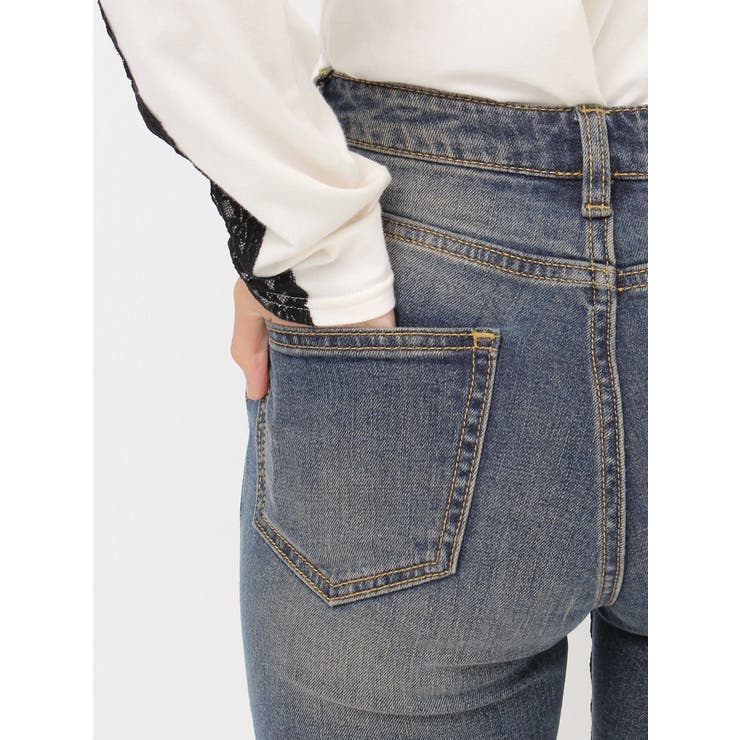 ストレッチデニムバイカーパンツ | jouetie | 詳細画像21 