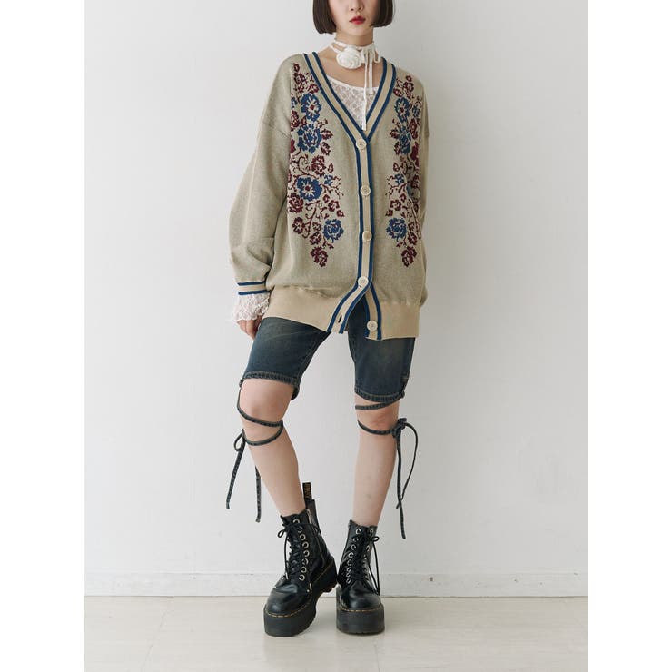 ストレッチデニムバイカーパンツ | jouetie | 詳細画像5 