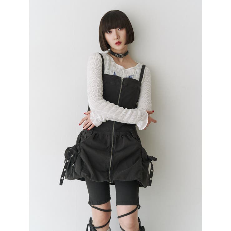 ストレッチデニムバイカーパンツ[品番：MKSW0062665]｜jouetie