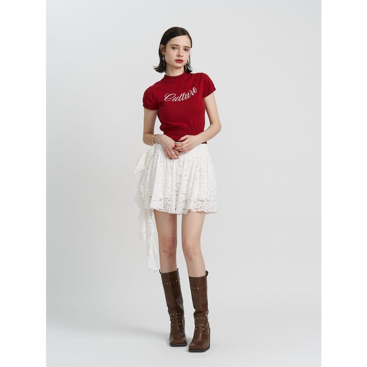 ロゴジャガードコンパクトニット | jouetie | 詳細画像10 