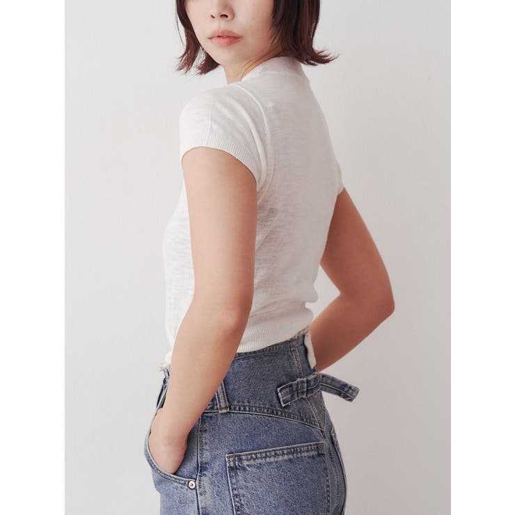 ロゴジャガードコンパクトニット | jouetie | 詳細画像14 