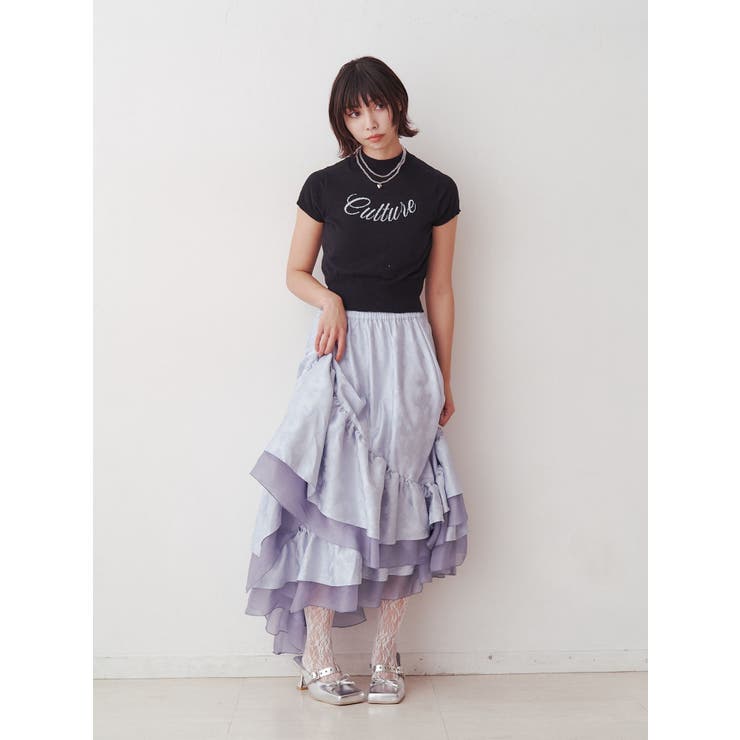 ロゴジャガードコンパクトニット | jouetie | 詳細画像24 