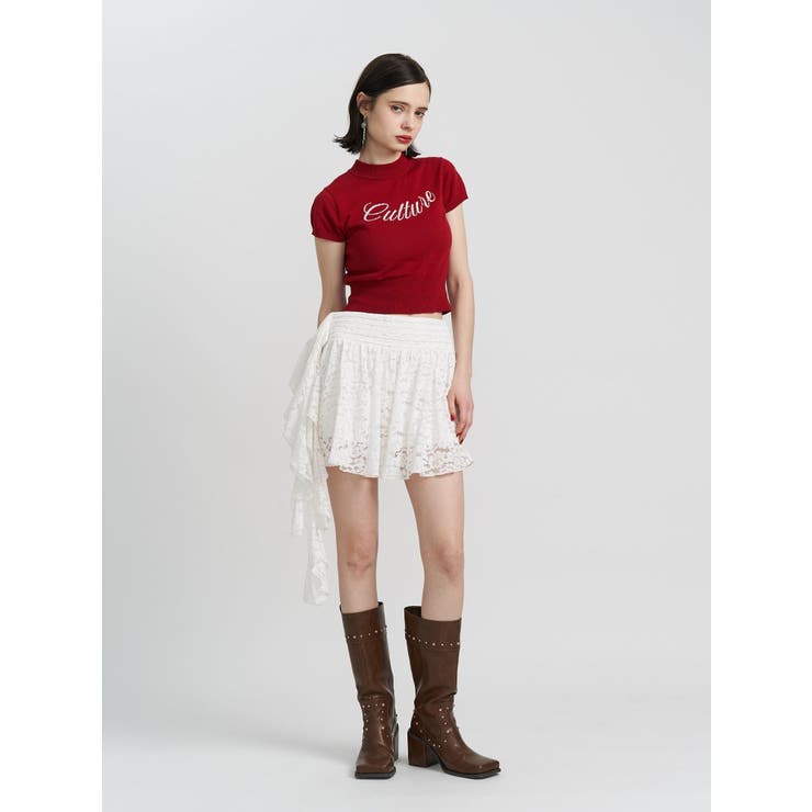 ロゴジャガードコンパクトニット | jouetie | 詳細画像30 