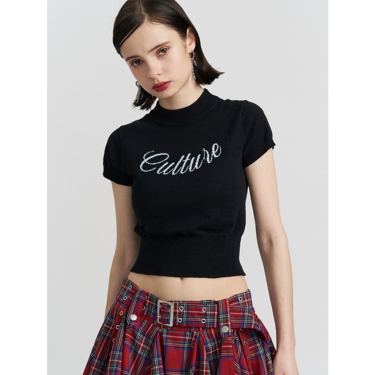 ロゴジャガードコンパクトニット | jouetie | 詳細画像31 