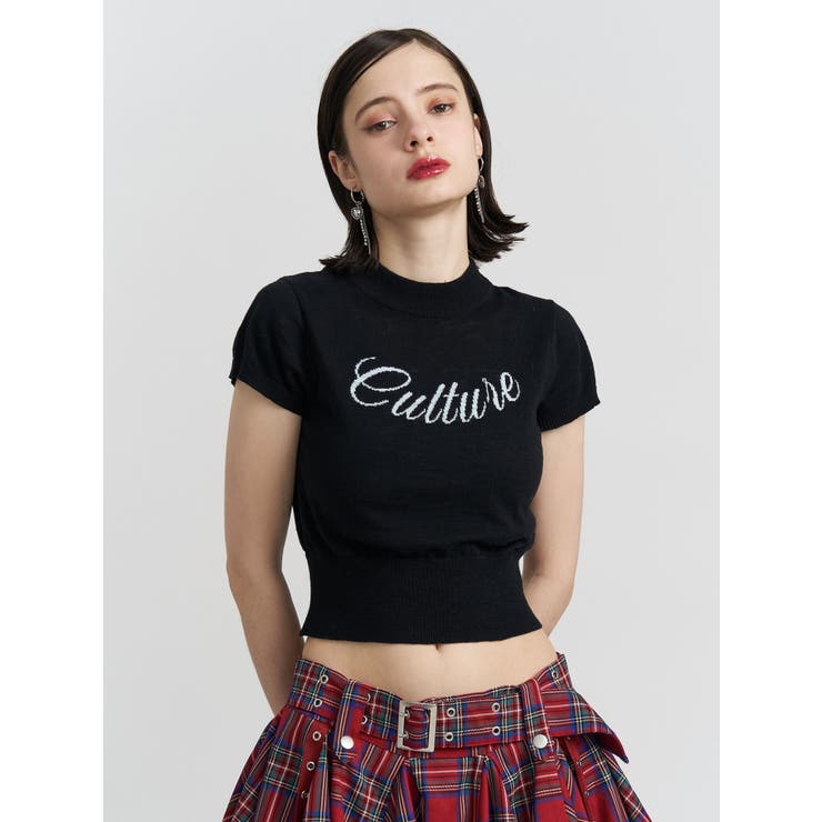 ロゴジャガードコンパクトニット | jouetie | 詳細画像32 