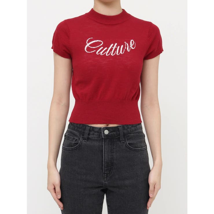 ロゴジャガードコンパクトニット | jouetie | 詳細画像36 