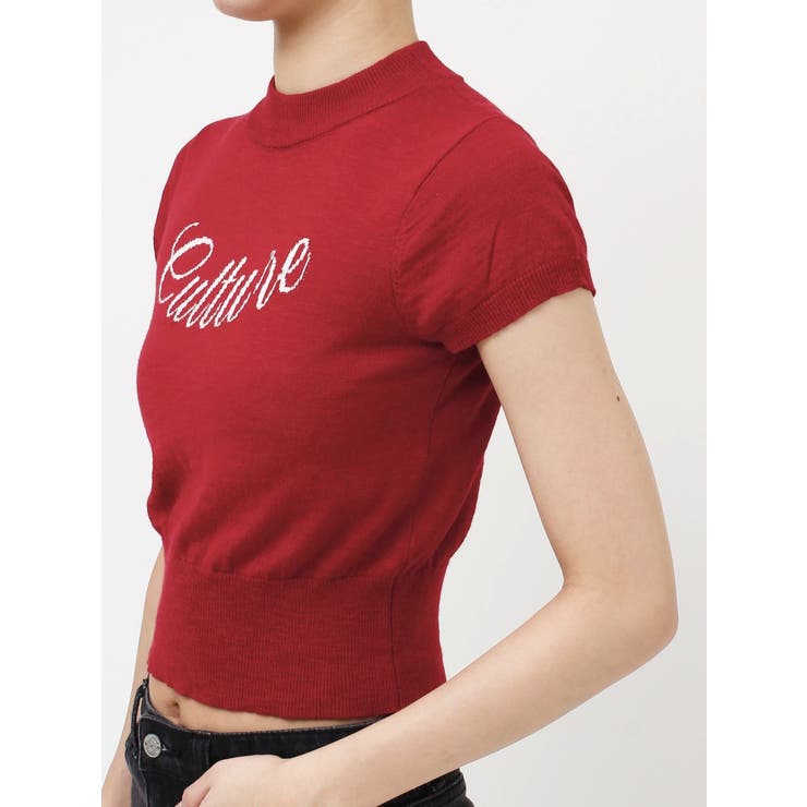 ロゴジャガードコンパクトニット | jouetie | 詳細画像40 