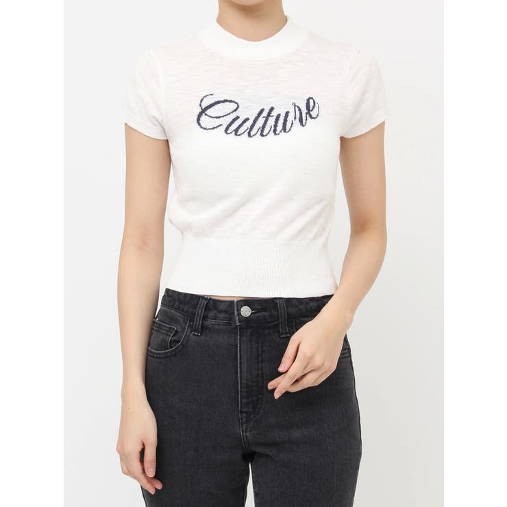 ロゴジャガードコンパクトニット | jouetie | 詳細画像47 