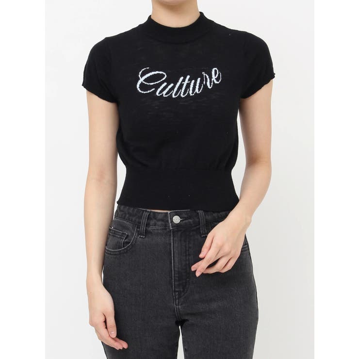 ロゴジャガードコンパクトニット | jouetie | 詳細画像48 