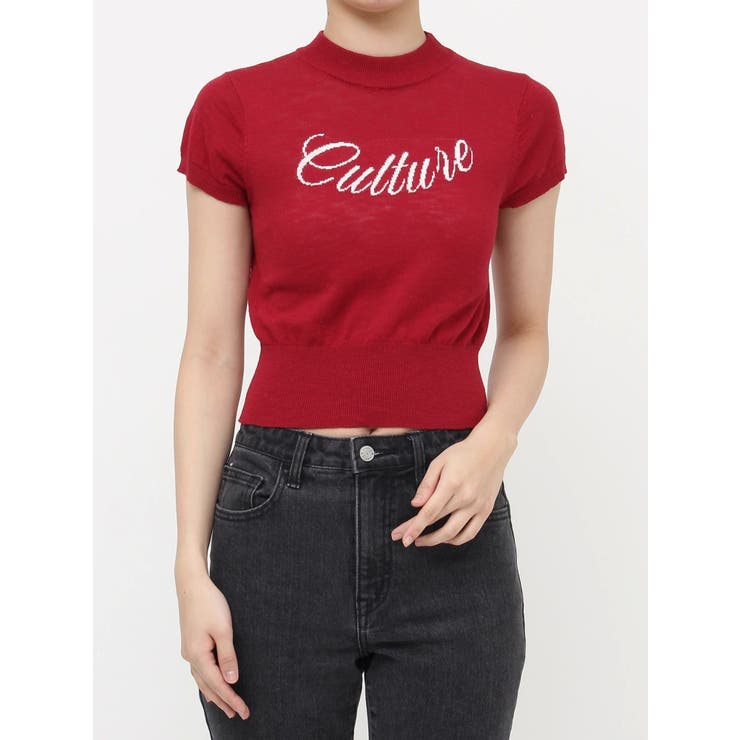 ロゴジャガードコンパクトニット | jouetie | 詳細画像49 