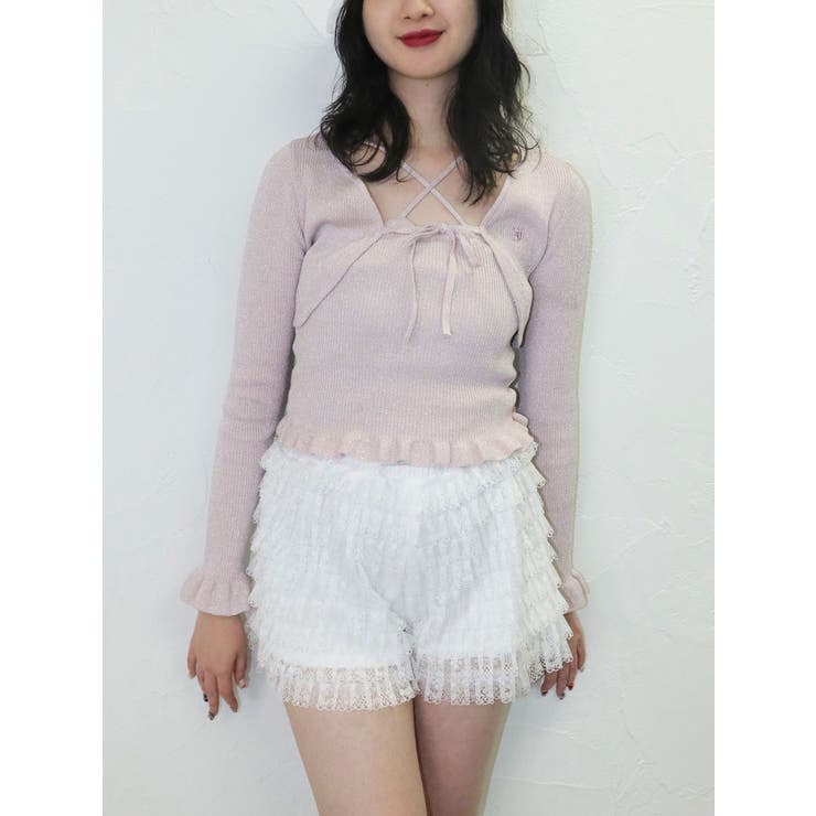 ピンク | フリルニットアンサンブル | jouetie