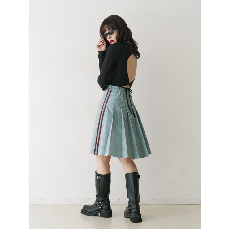 バックオープンロゴトップス | jouetie | 詳細画像12 