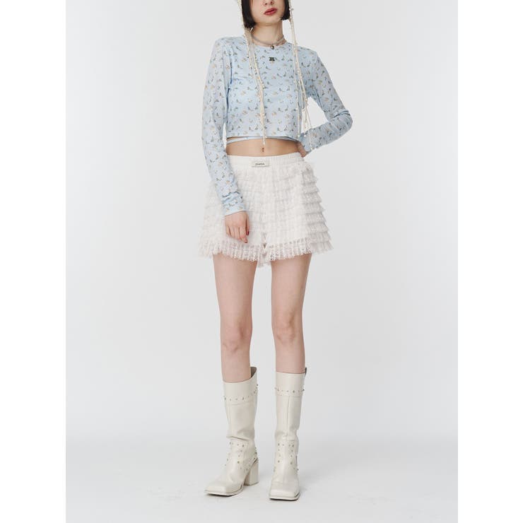 バックオープンロゴトップス | jouetie | 詳細画像18 