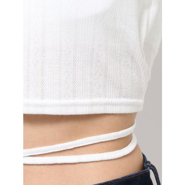 バックオープンロゴトップス | jouetie | 詳細画像28 