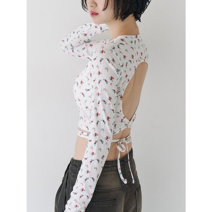 ミックス | バックオープンロゴトップス | jouetie