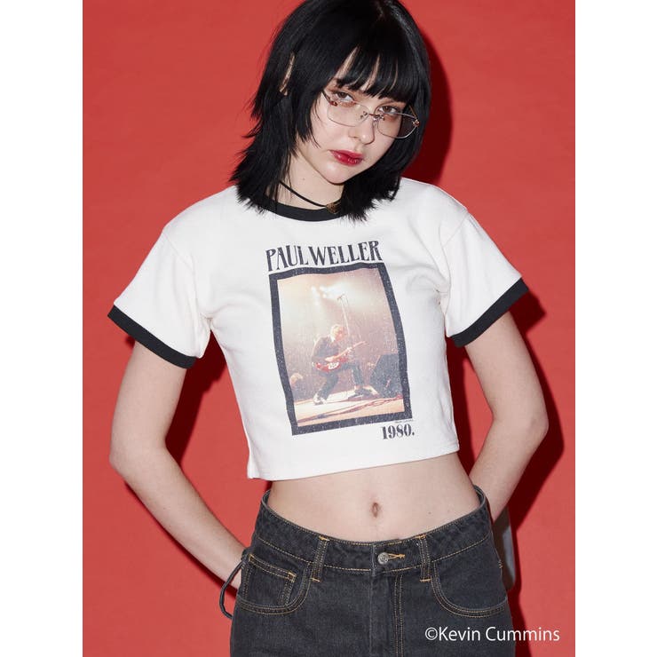 オフホワイト | 【KevinCummins×jouetie】フィットフォトTシャツ | jouetie