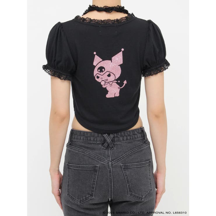 【メロクロコラボ】KUROMIフリルチョーカーリボントップス | jouetie | 詳細画像17 