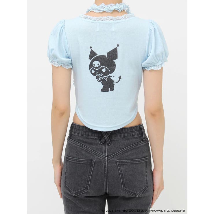 【メロクロコラボ】KUROMIフリルチョーカーリボントップス | jouetie | 詳細画像22 