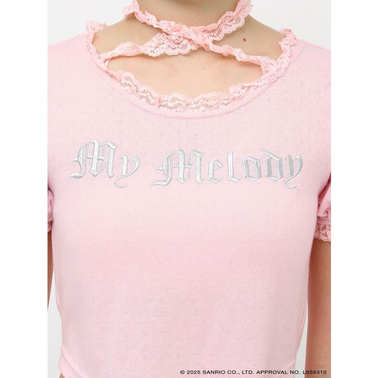 【メロクロコラボ】My Melodyフリルチョーカーリボントップス | jouetie | 詳細画像19 