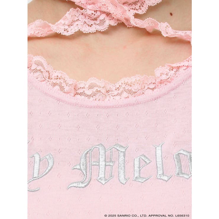 【メロクロコラボ】My Melodyフリルチョーカーリボントップス | jouetie | 詳細画像26 