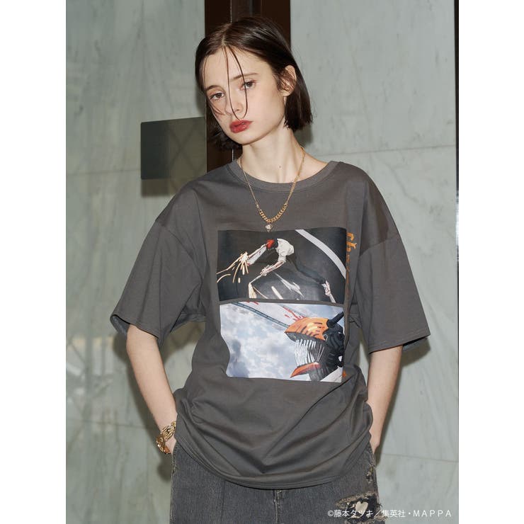 ブラック | 【TVアニメ『チェンソーマン』】シーンBIGTシャツ | jouetie