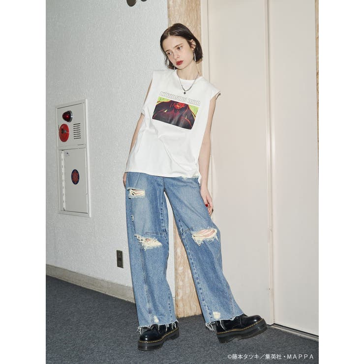 【TVアニメ『チェンソーマン』】ノースリーブBIGTシャツ | jouetie | 詳細画像13 