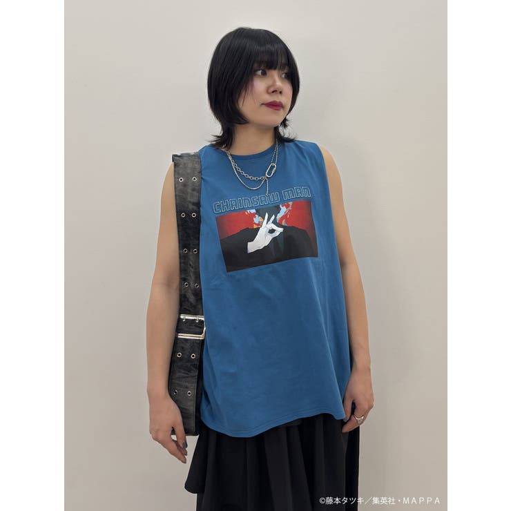 【TVアニメ『チェンソーマン』】ノースリーブBIGTシャツ | jouetie | 詳細画像17 