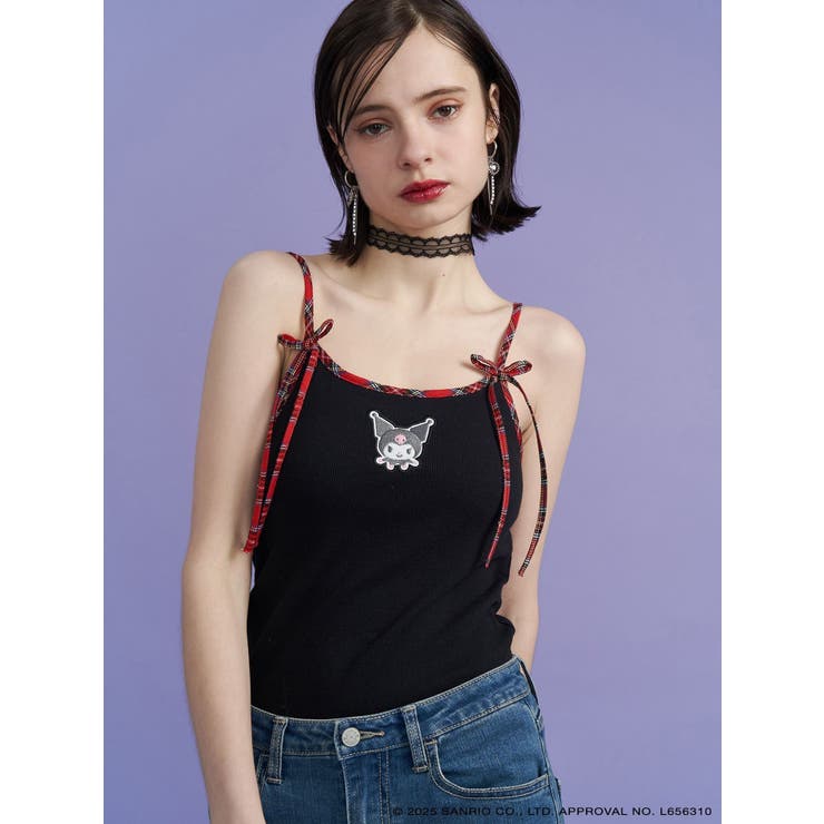【メロクロコラボ】KUROMIリボンキャミ | jouetie | 詳細画像3 