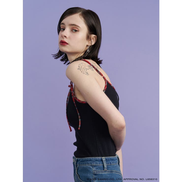 【メロクロコラボ】KUROMIリボンキャミ | jouetie | 詳細画像5 