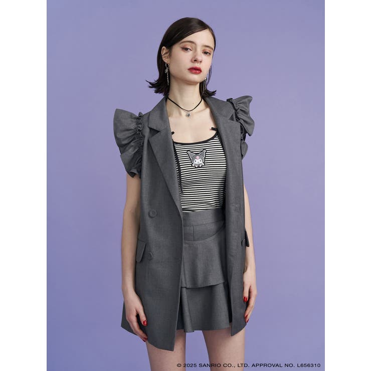 【メロクロコラボ】KUROMIリボンキャミ | jouetie | 詳細画像9 