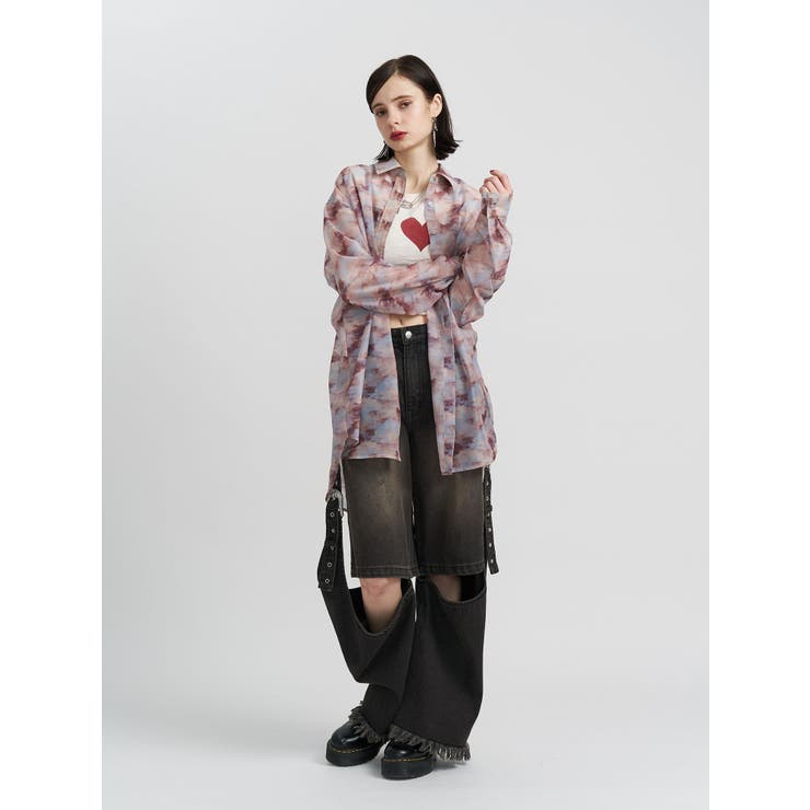 パターンシアールーズシャツ | jouetie | 詳細画像7 