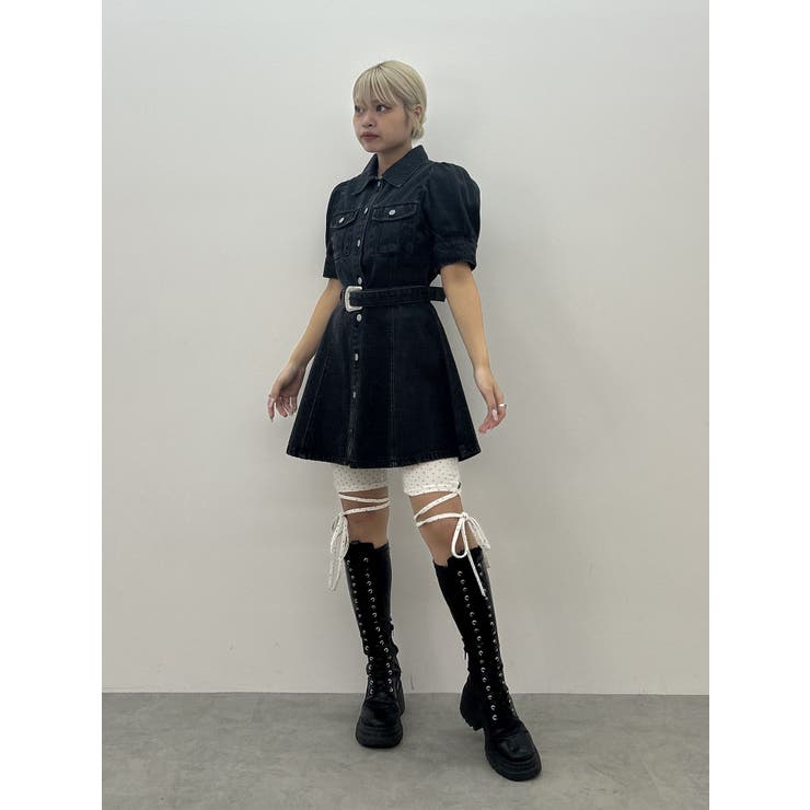 レースアップバイカーパンツ | jouetie | 詳細画像20 