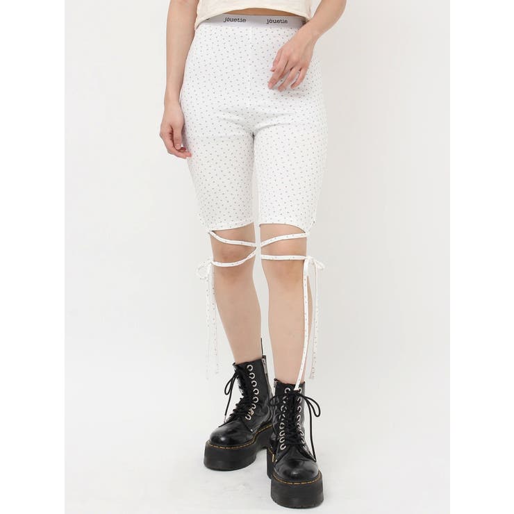 レースアップバイカーパンツ | jouetie | 詳細画像33 