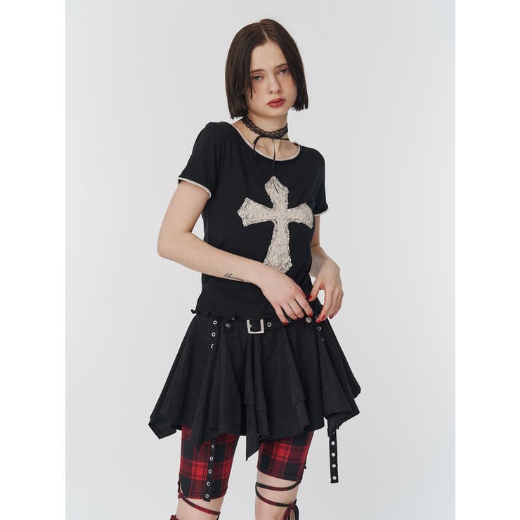 レースアップバイカーパンツ | jouetie | 詳細画像9 